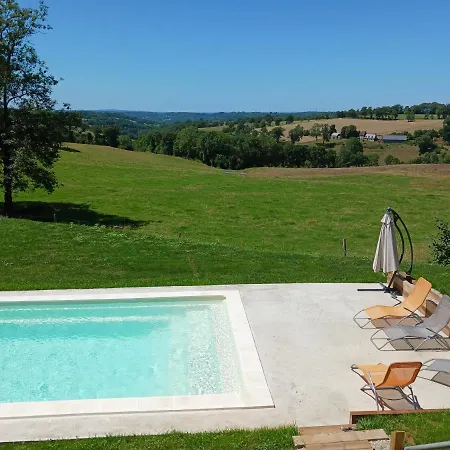 D'haut Bagnac Avec Piscine Tatil Evi Anglards-de-Salers